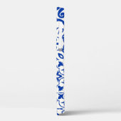 16タイルのセット青、白のアズレジョス。オリジナル Case-Mate iPhoneケース (裏面 / 左)