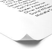 16テーブル席の座席表 ポスター (角)