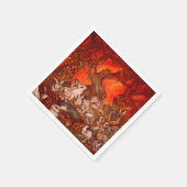 16バニー スタンダードカクテルナプキン (角)