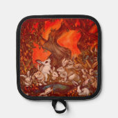 16バニー 鍋敷き (正面)