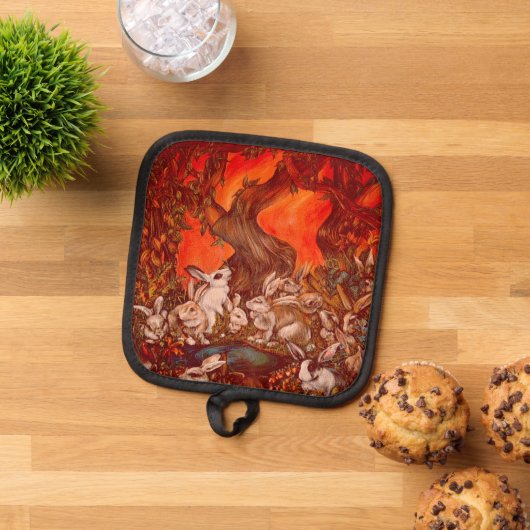 16バニー 鍋敷き (トップダウン)