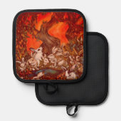 16バニー 鍋敷き (正面/裏面)