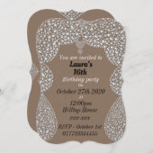 16パーソナライズされたバースデーパーティ招待状 招待状 (正面/裏面)
