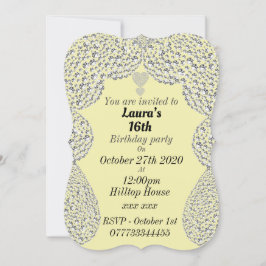 16パーソナライズされたバースデーパーティ招待状 招待状