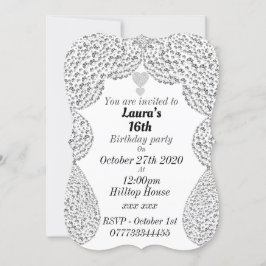 16パーソナライズされたバースデーパーティ招待状 招待状