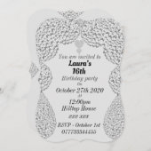 16パーソナライズされたバースデーパーティ招待状 招待状 (正面/裏面)