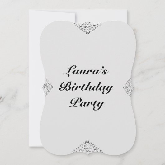 16パーソナライズされたバースデーパーティ招待状 招待状 (裏面)