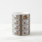 16パーソナライズされた家族と友人の写真記念 コーヒーマグカップ (中央)