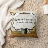 16パーソナライズされた"x16インチ装飾用クッションサンセットバーンクン クッション (ブランケット)