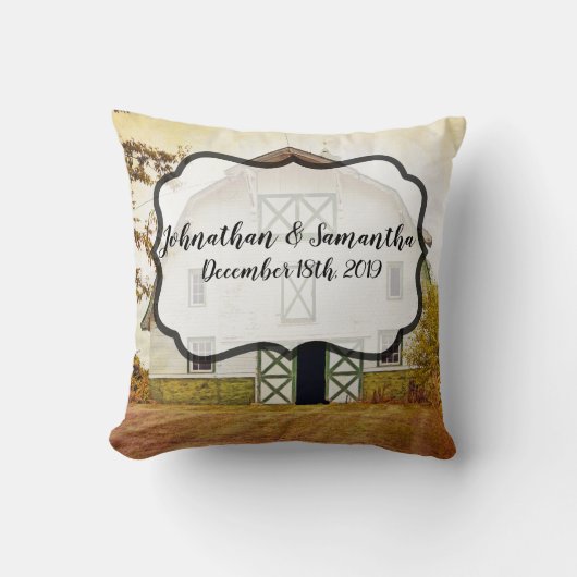 16パーソナライズされた"x16インチ装飾用クッションサンセットバーンクン クッション (正面)