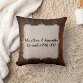 16パーソナライズされた"x16インチ装飾用クッションバーンウッドカウンタ クッション (ブランケット)