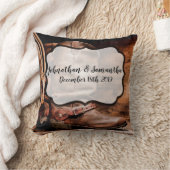 16パーソナライズされた"x16"装飾用クッションカウボーイブーツバー クッション (ブランケット)