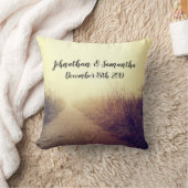 16パーソナライズされた"x16"装飾用クッションサンライズ経路 クッション (ブランケット)