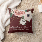 16パーソナライズされた"x16"装飾用クッションジオメトリックワイン クッション (ブランケット)