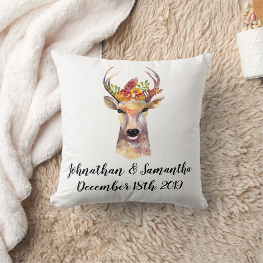 16パーソナライズされた"x16"装飾用クッションボホディアバックH クッション (ブランケット)