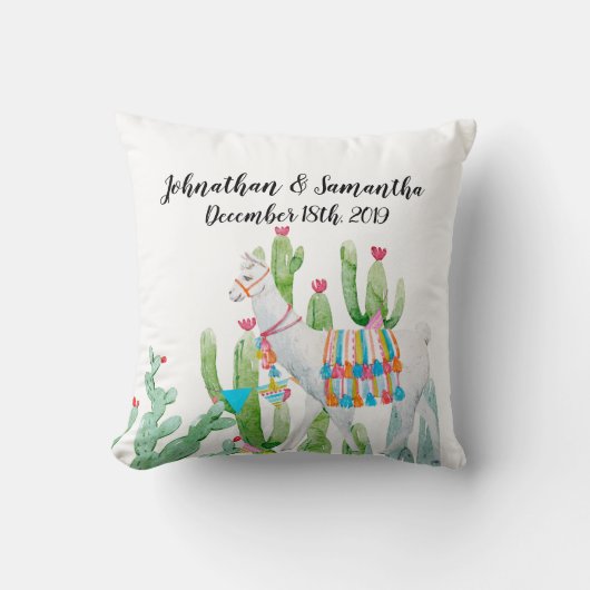 16パーソナライズされた"x16"装飾用クッションボホラマボヘム クッション (正面)