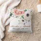 16パーソナライズされた"x16"装飾用クッション幾何学的バラ クッション (ブランケット)