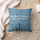 16パーソナライズされた"x16"装飾用クッション素朴Tinパネル クッション (ブランケット)