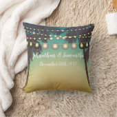 16パーソナライズされたx16インチ装飾用クッションビーチサンセットPal クッション (ブランケット)