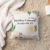 16パーソナライズされたx16インチ装飾用クッションベビーピンクCosmos クッション (ブランケット)