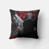 16パーソナライズされたx16インチ装飾用クッションHausting Adeline クッション (裏面)