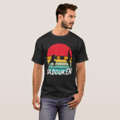 16ビットレトロHADOUKENファイター Tシャツ (正面フル)