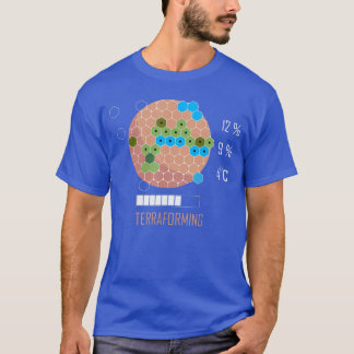 16ビット火星テラフォーミングボードゲーム少年 Tシャツ