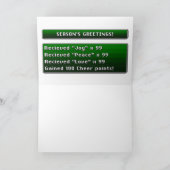 16ビットRPGの雪だるま シーズンカード (内部)