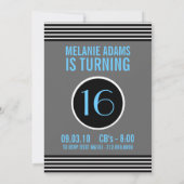 16ファンキーバースデーパーティ招待状 招待状 (裏面)