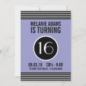 16ファンキーバースデーパーティ招待状 招待状 (裏面)