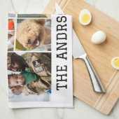 16フォトキッチンタオル キッチンタオル (四つ折り)