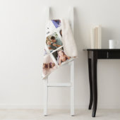 16フォトコラージュ名字引用文白黒 シェルパブランケット (インサイチュ)