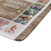 16フォトコラージュ素朴ウッドおばあちゃんのキッチン カッティングボード (角)