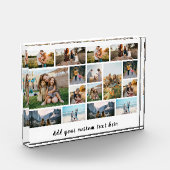 16フォトパーソナライズされたコラージュのフォトブロック フォトブロック (左)