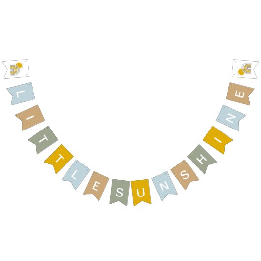 16フラッグ虹の赤ちゃんシャワーのバンティングサイン バンティングフラッグ (全)