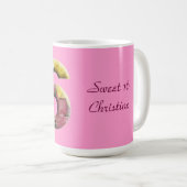 16マイルストーンのフローラログのカスタマイズ コーヒーマグカップ (正面右)