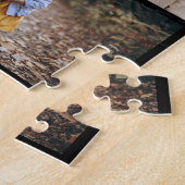 16モダンパーソナライズされたフォトコラージュのカスタム色 ジグソーパズル (側面)