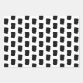 16モダン歳の誕生日パーティラッピング紙 ラッピングペーパーシート (正面)