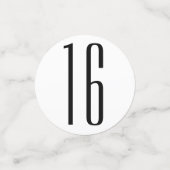 16モダンth誕生日パーティー紙吹雪デコル コンフェッティ (スモール正面)