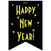 16ヶ国語で新年を迎える |国際的 | バンティングフラッグ (第1の旗)