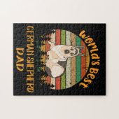 16世界のドイツ最高のの羊飼いパパ ジグソーパズル (横)