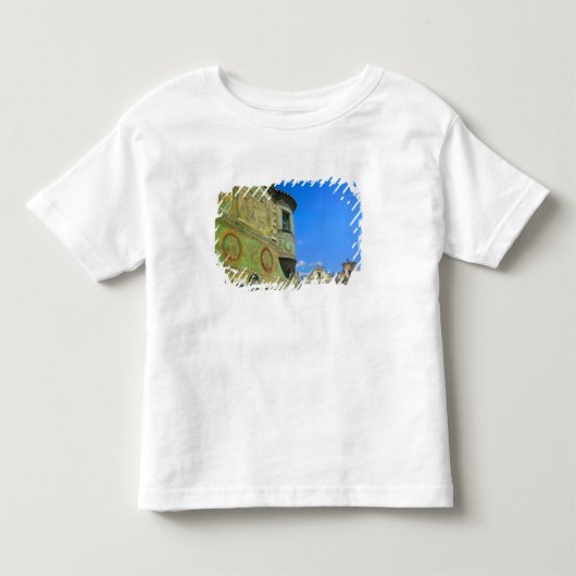 16世紀に建てられたルネサンス様式の家々に囲まれた旧市街 トドラーTシャツ (正面)
