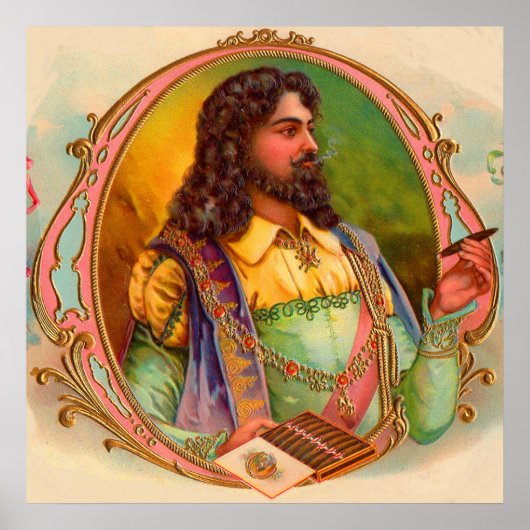 16世紀のシガー喫煙者 ポスター (正面)