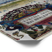 16世紀の中東地図 ポスター (角)