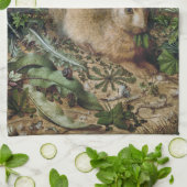 16世紀の森林アート キッチンタオル (折り畳み)