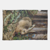 16世紀の森林アート キッチンタオル (横)