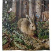 16世紀の森林アート シャワーカーテン (正面)