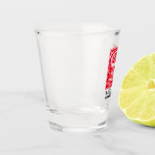 16世紀の神話の生き物の装飾首都 ショットグラス (左)