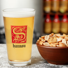 16世紀の神話の生き物の装飾首都 タンブラーグラス