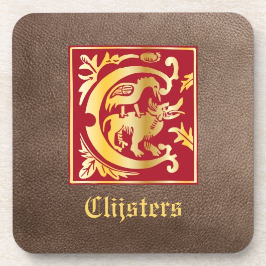 16世紀の神話の生き物の装飾首都C コースター (正面)